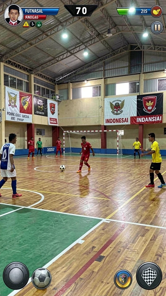 Screenshot ini menunjukkan karakter utama di tengah aksi seru.