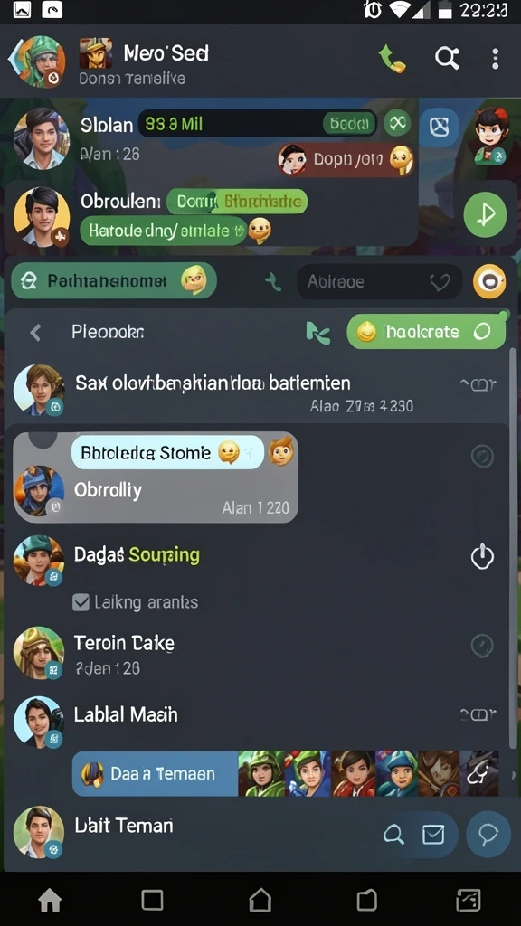 Karakter unik dengan kemampuan spesial masing-masing.