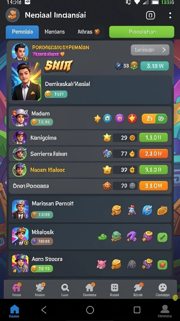Tangkapan layar menampilkan karakter baru yang dapat dipilih dalam permainan.