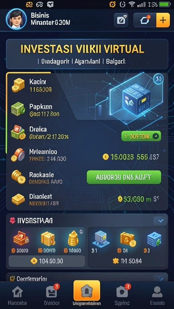 Tangkapan layar dari level yang penuh tantangan.