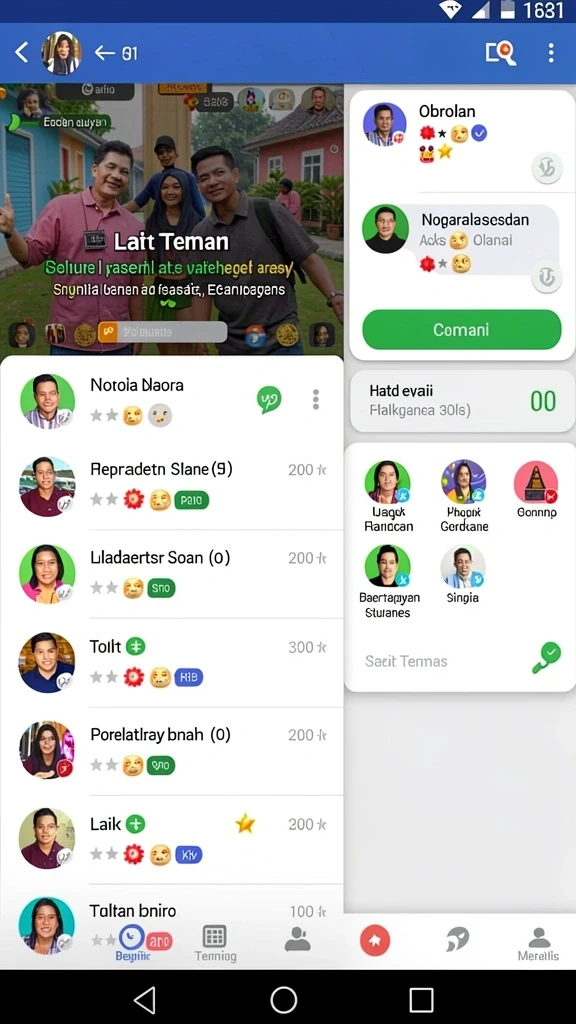 Tampilan antarmuka yang menarik dan mudah digunakan.