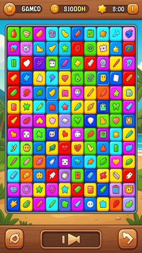 Screenshot menunjukkan karakter pemain siap berpetualang.