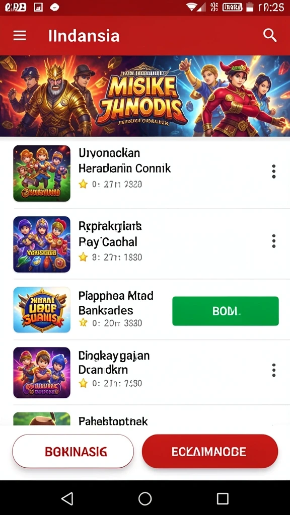 Screenshot menangkap momen pertarungan epik melawan monster.