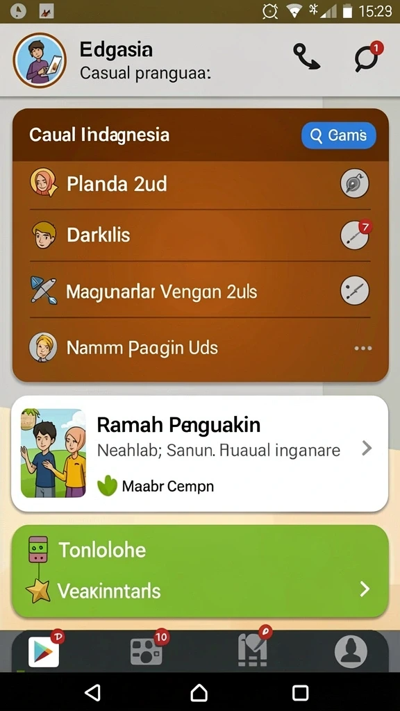 Tampilan antarmuka yang ramah pengguna.