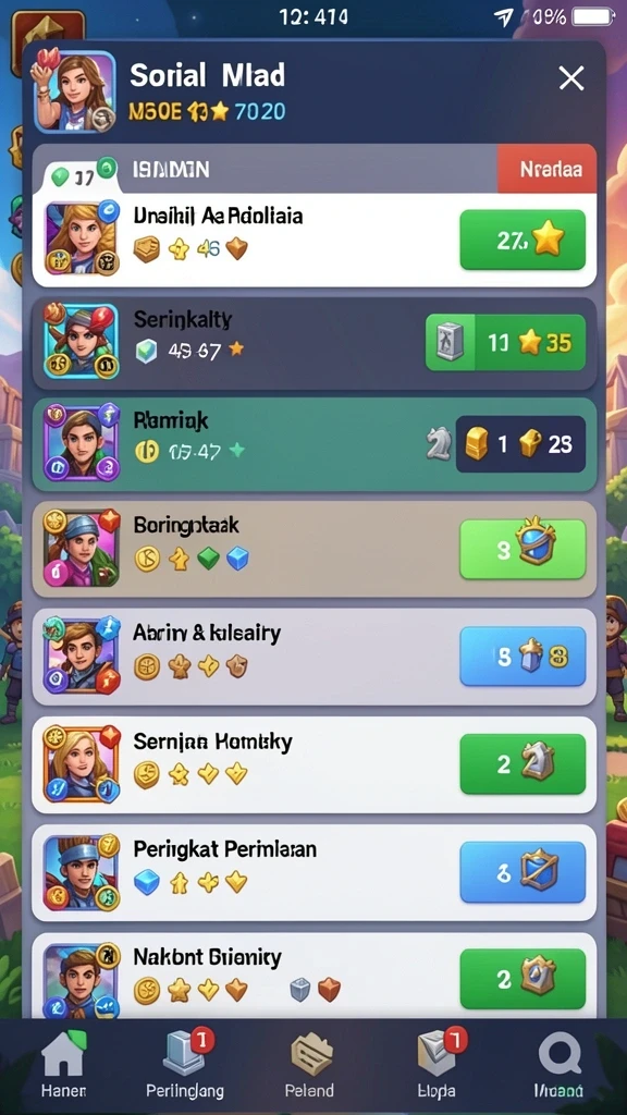 Gameplay yang menantang dan penuh strategi.