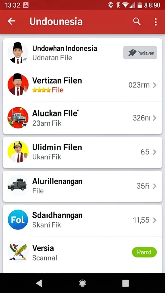 Tampilan utama GALAXY77 yang menarik dan interaktif.