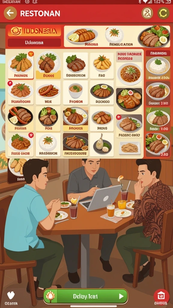 Level yang menantang dan penuh petualangan.