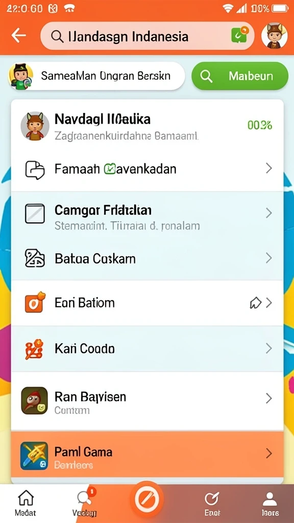 Tampilan antarmuka yang menarik dan mudah dipahami.