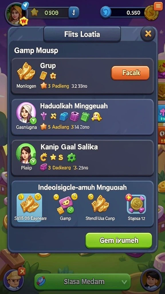 Momen seru saat berkompetisi dengan teman.