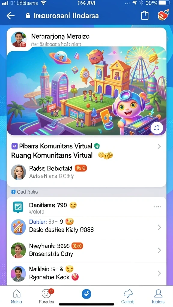 Tampilan karakter utama yang penuh warna dan detail.