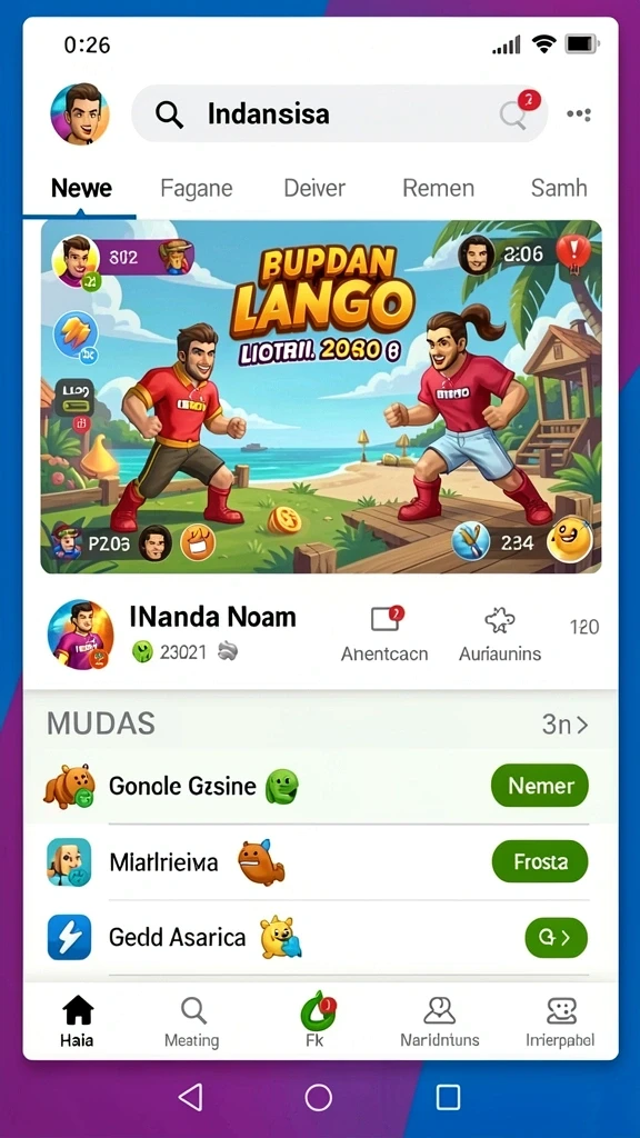 Tampilan antarmuka yang menarik dan mudah dinavigasi.