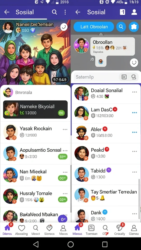 Screenshot menunjukkan tampilan antarmuka permainan yang menarik.