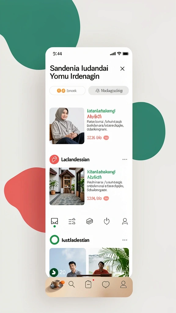 Tampilan menu utama yang intuitif dan mudah dipahami.