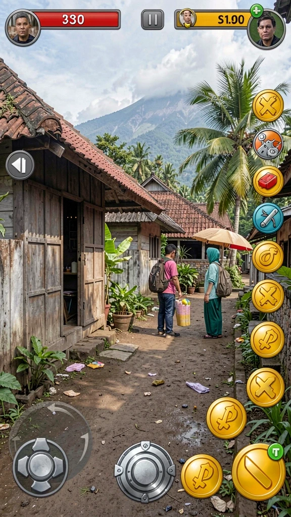 Karakter-karakter unik yang siap dimainkan dalam game.
