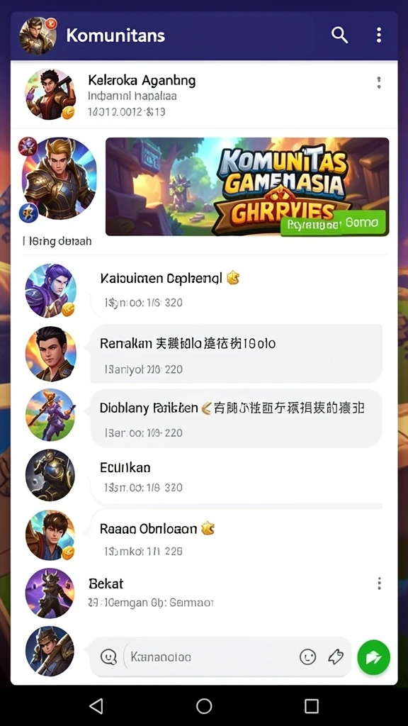 Sistem level yang menantang dan menarik.