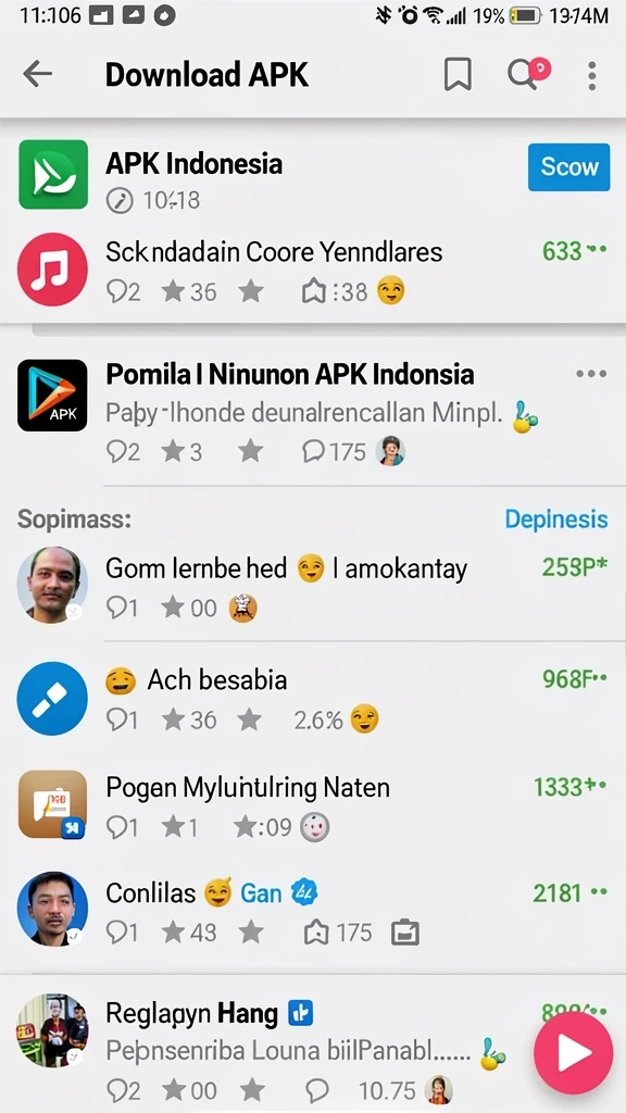 Tampilan menu utama yang menarik dan user-friendly.