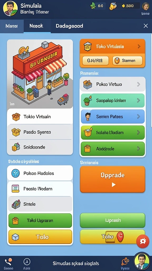Karakter yang beragam dan dapat diupgrade untuk memperkuat diri.