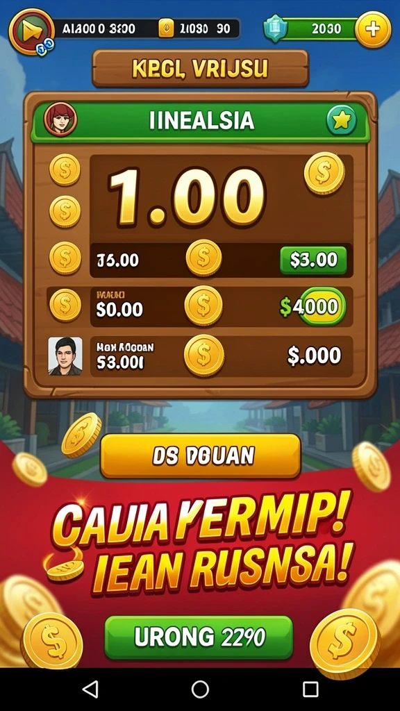 Menampilkan karakter utama dalam aksi seru.