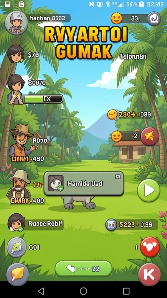 Mode multiplayer dengan teman-teman untuk bersaing.