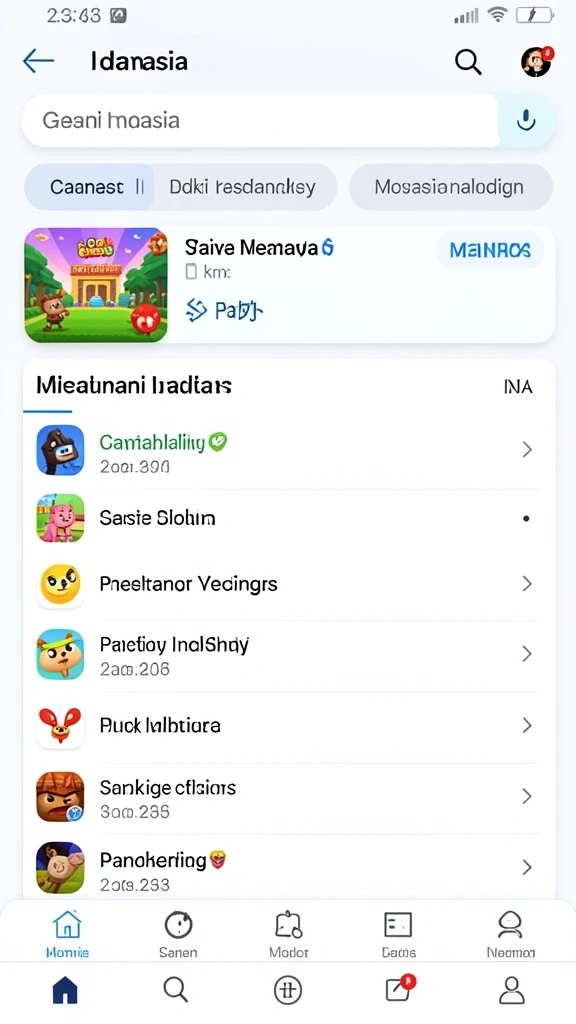 Mode permainan yang beragam dan menantang.
