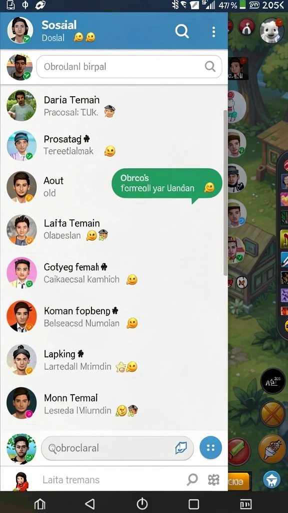 Bertarung melawan monster kuat di RPGAME.