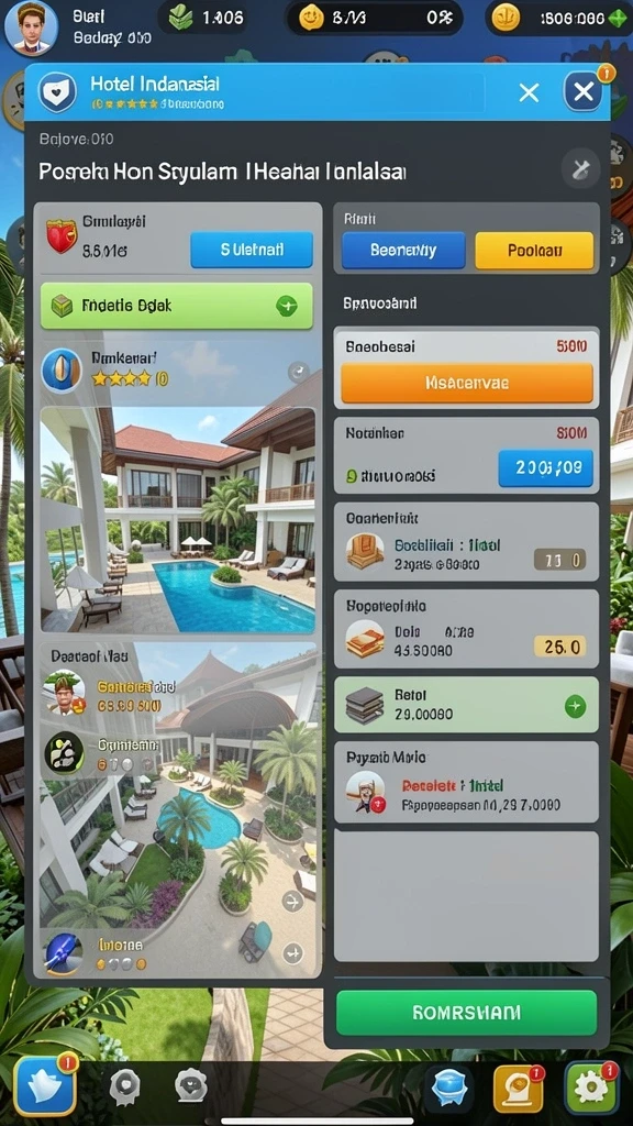 Screenshot saat bermain di mode tantangan.