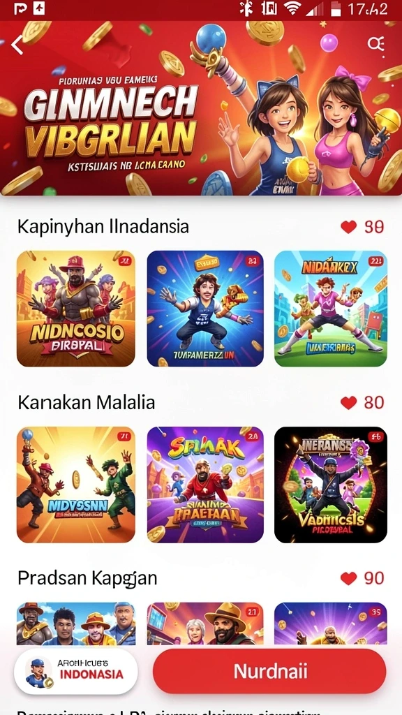 Berbagai pilihan permainan yang tersedia di SHE888.