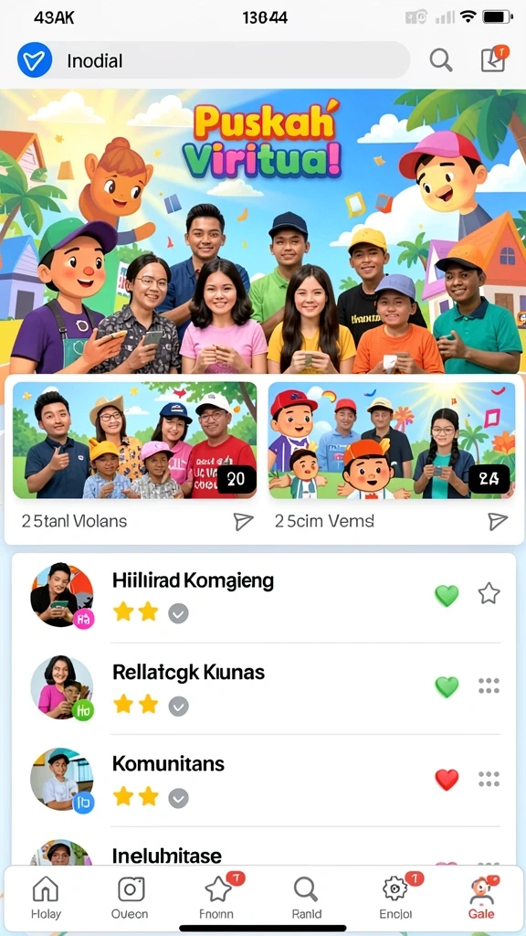 Tampilan antarmuka yang ramah pengguna dan menarik.