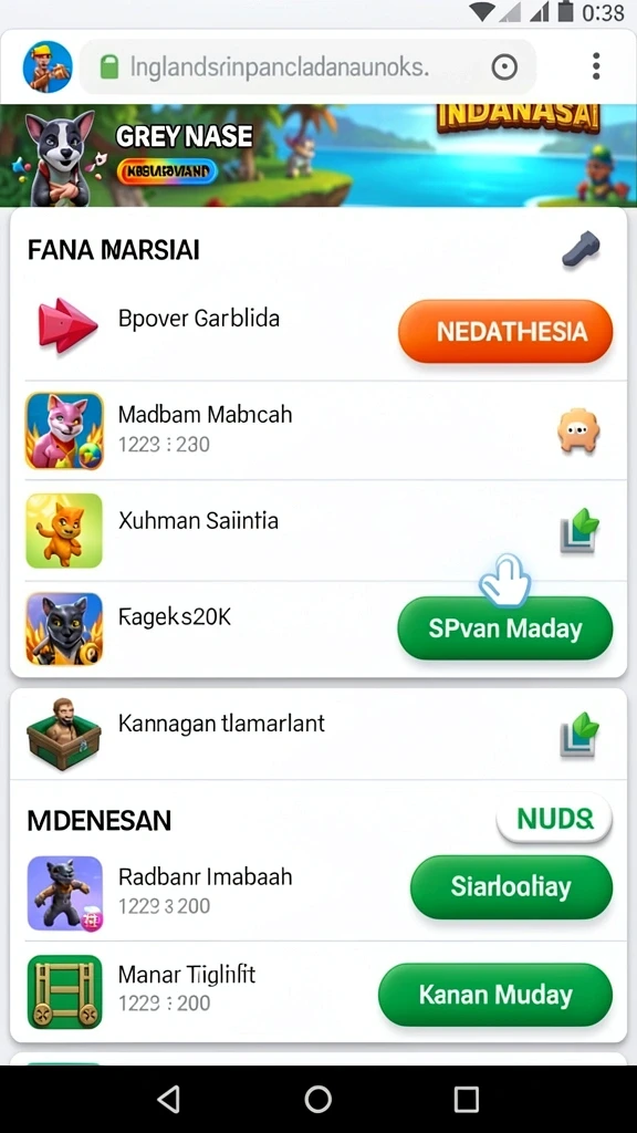 Tampilan antarmuka yang ramah pengguna.