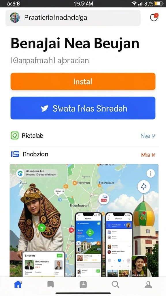 Tampilan antarmuka yang ramah pengguna.
