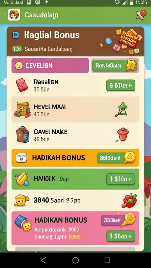 Screenshot menampilkan level intens yang menantang.