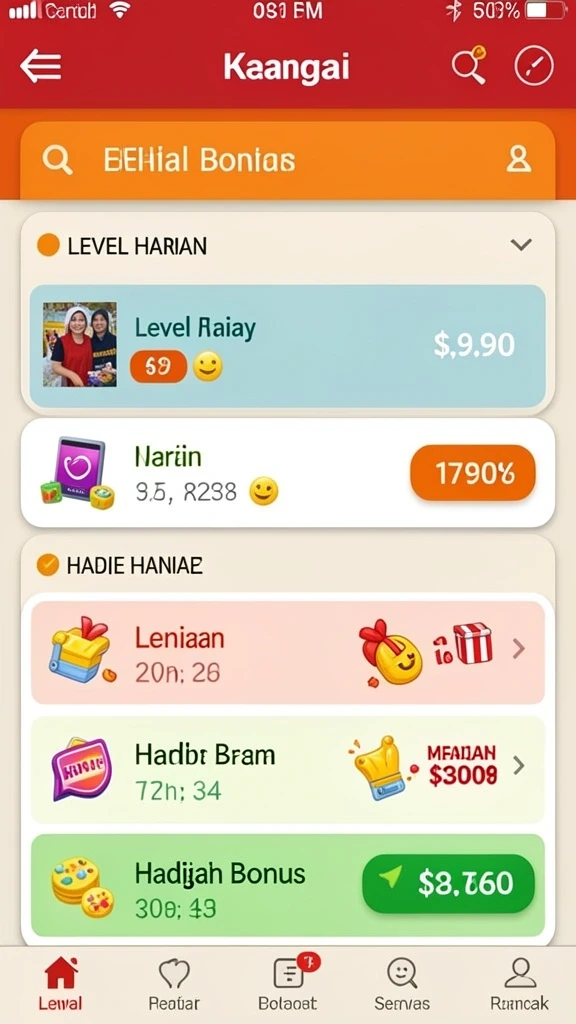 Tangkapan layar menunjukkan grafis yang memukau dan warna cerah.