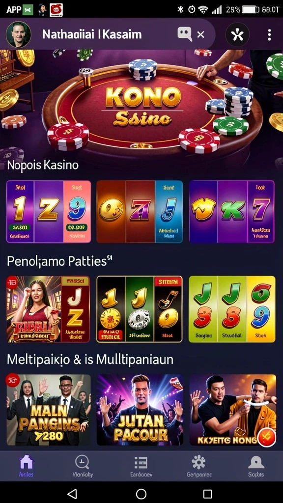 Tampilan awal aplikasi TOPIWANGI yang menarik.