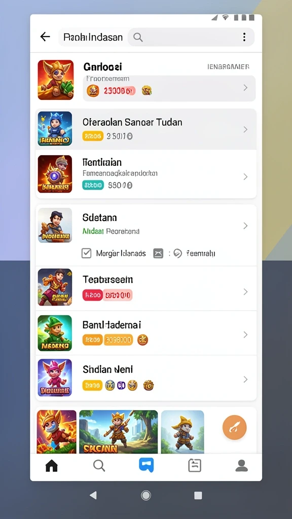 Variasi karakter yang kaya untuk dipilih.
