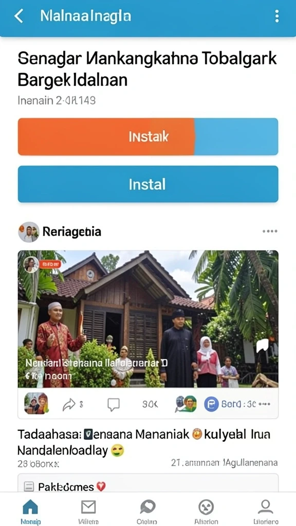 Grafis yang memukau dengan warna cerah.