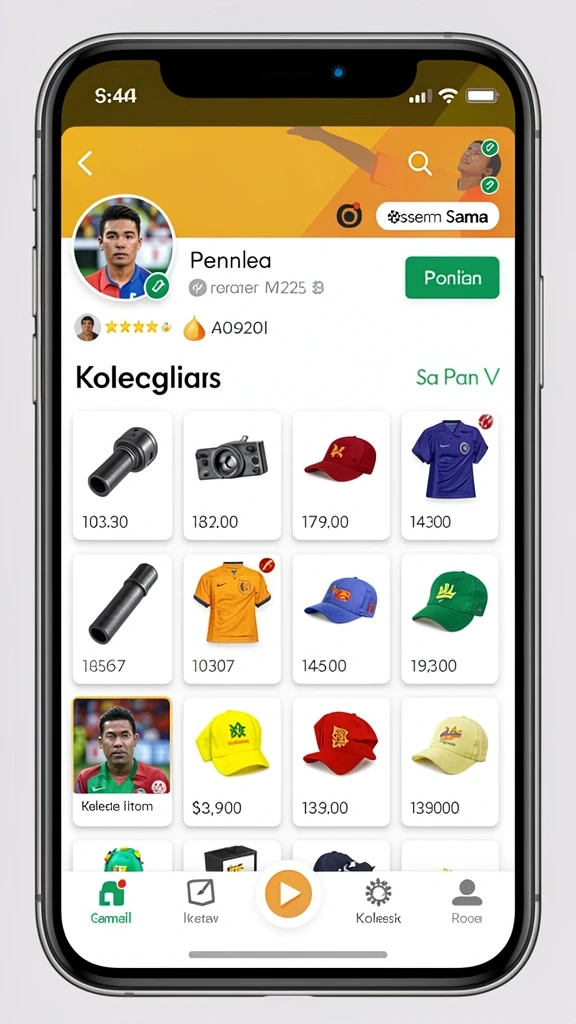 Gambar aksi seru di dalam permainan.